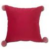Federa per cuscino Palla di lana Velluto Fodera per cuscino quadrato Fodera per cuscino lombare Federa decorativa per cuscino in vita Articoli per la casa ZYY51