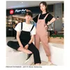 Privathinker Männer Frau Ärmellose Overalls Schwarz Casual Liebhaber Streetwear Hose Paar Casual Sommer Mode Overall Hosen 201128