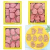 Pasen Cookie Cutters 3D Embossing Cookies Stamper Plastic DIY Biscuit Schimmel Konijn Bunny Ei Embossing Fondant Bakvormen