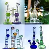 Stokta 30+ stilleri Tornado Bong Klein Recycler Heady Cam Dab Rigs Showerhead Perc Percolator Oil Teçhizat Renkli Su Borusu Gemi Deniz