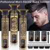 T Beard Trimmers Men's Professional Hair Clipper trådlös frisyrmaskin Trimmer för män Razor Barber Electric Shaver 5 220216