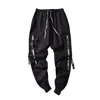 Nouveau pantalon noir hommes hip hop cargo pantalon hommes streetwear harajuku jogger pantalon de survêtement 100% coton pantalon homme pantalon 5XL 201217