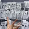 Étuis transparents en acrylique robustes pour iPhone 14 13 12 11 Pro Max iPhone 14 Plus Samsung Huawei