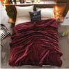 Blankets Premium Sheep Fleece Velvet Plus Super Soft Cozy Warm Fleece Bedding Throw Blankets Twin Size 18Color WMQ422769393