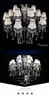 Lampadari di lusso lampadario di cristallo nero luce moda grande soggiorno ristorante lampada lampade di illuminazione