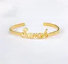 Bracciale con nome personalizzato Braccialetti personalizzati Ragazza donna regalo di gioielli di San Valentino Braccialetti con targhetta in acciaio inossidabile Nuovo 2020