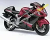 Rood Black Body Kit GSX 1300 R voor Suzuki Hayabusa GSXR1300 GSX R1300 GSXR 1300 ABS FACKS KIT 1999 ~ 2007 (spuitgieten)