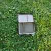 Metal Cigarette Case (69*95MM) Holding 12 Regular Size Cigarettes (85mm*8mm) Cigarette Holder Tobacco Case Box With 2 Clips Smoking Pipe