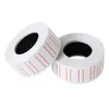 2020 new 10 Rolls /Set Price Label Paper Tag Tagging Pricing For Gun White 500pcs/roll