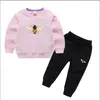 Kids Boy Luxury Designer Fashion Girl Clothes Sportswear Autumn Baby Hoodies 2 PCS/Sets Outfit Toddler Cotton TrackSuit1111983