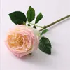 Одиночный стебель Остин Роуз Цветы, обжигающие увлажняющие розовые свадебные вечеринки День святого Валентина Домашняя гостиная украшения