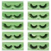 3D Mink Eyelashes 10 estilos Maquiagem do olho Mink Falso cílios macio natural espesso Eyelashes falsificados 3d olho de olho extensão ferramentas de beleza dhl