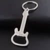 Zinklegering gitaar bierflesopener sleutelhanger sleutelhanger sleutelhanger sleutelhond bruiloft geschenken