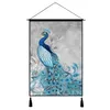 Tapisseries peacock série mur tapestry home décoration fond de couverture de mètre en tissu coton coton art art peinture amusante hanging7905919