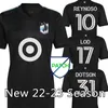 Minnesota 2022 2023 Soccer Jersey United Nowa 22 23 Wersja fanów MLS Football Man Man Top Shirts Blue Reynoso Gregus Lod Major League Finlay huneou fragapane thai