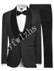 Classic Goffratura Bello Groomsmen Scialle Risvolto Smoking dello sposo Abiti da uomo Matrimonio / Prom Blazer da uomo migliore (giacca + pantaloni + gilet + cravatta) W706