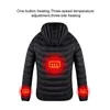 Vestes chauffantes de haute qualité en coton hommes femmes manteau extérieur USB chauffage électrique vestes à capuche chaud hiver manteau thermique T200114