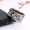 Vintage Wolf Finger Ring For Women Men Men Animal Wolf Ring Cadeau voor liefde Paar mode sieraden maat 6-12