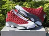 C080520 2022 Authentiek 13 Gym Red Flint Grijze Schoenen Wit Zwart 13S 3M Reflecterende Real Carbon Fiber Mannen Athletic Sports Sneakers met originele doos