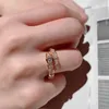 Aaa Cubic Zirconia Snake Justerbara Ringar Originalkvalitet Mode Catwalk Ring för kvinnor Märke Smycken älskare Presenter Z409