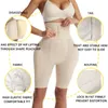 Fake Ass Butt Lifter Enhancer lårtrimmer kontrollbyxor Kvinnor Höftkuddar Hög midjetränare Shapewear med Hook Body Shaper 220307