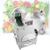 Cabeça dupla máquina de cortar legumes para a destruição de fatiamento cortar pepino Green Onion Vegetable Cortador Máquina de 1800W