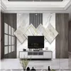 3d moderno fondo de pantalla personalizado lujo luz mármol fondos de pantalla en tres dimensiones geométricas sofá de la sala de la pared de fondo