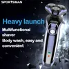 Sportler SM531 Electric Men039S Multifunktion Razor Shampoo und Gesichtswäsche 4d Razor260M3256894