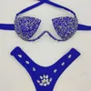 Costumi da bagno da donna 2021 Vacanza Bikini con strass Set Bling Stones Costume da bagno Costume da bagno di buona qualità Costumi da bagno donna sexy