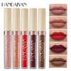 Handaiyan Lipgloss, matt, flüssiger Lippenstift, nebliger Samt-Lipgloss, 12 Farben, wasserfest, antihaftbeschichtet, langlebiges Lippen-Make-up