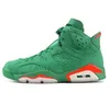 2023 Authentieke Outdoor Herenschoenen 6s Carmine 6 s British Khaki Cactus Jack Medium Olive UNC Zwart Infrarood DMP Hare Gatorade