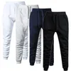 Männer Baumwolle Fleece Joggers Fitnessstudios Hosen Frühling Herbst Winter männlich lässiger elastische Fitness Baggy Hosen Männer billige Jogginghosen