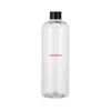 500 ملليلتر x 24 زجاجة بلاستيكية شفافة 500cc شامبو فارغة حمام سائل الصابون الحاويات العناية الشخصية زجاجات إعادة الملء