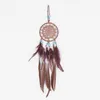 Dreamcatcher tecelando renda de sonho de sonho apanhador de menina coração retro sonho ornamentos por porta de penas de pendente parede decoração de suspensão