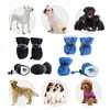 4pcsset Waterproof Winter Pet Dog Shoes Antislip Rain Snow Boots Footwear Thick Warm For Small Cats Puppy Dogs Socks Booties8396693546598