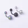 lek saaie Poolse ballbelly ring roestvrijstalen allergie gratis navel bell -knop ringen voor vrouwen mode sieraden