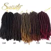 8" Spring Twist Hair Crochet Braids Ombre Hair Extension 30 strands/pack Synthetic Braiding Hair Jamaica Bounce Fluffy LS33