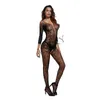 NXY Sexy Bielizna Moda Kobiety Przezroczyste Koronki Body Sleepwear Mesh Floral See-przez Teddies Catsuit Erotic Sex Costume1217