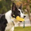 Dog Corn Molar Stick Pet Training Bite ToothBrush with Cotton Rope Puppy Dog Molar Stick Chew Toys