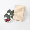Bamboo Soap Dishes Wood Soap Holder Drain Soap Rack GCB14948