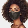 Lyxig Golden Bling Face Maske för Kvinnor Mode Varm Skyddsmask Personlig Party tredimensionell Designer Mask