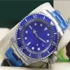 orologi di lusso bracciale meccanico in acciaio inossidabile 44mm quadrante nero verde blu 126660 116660 orologio da polso da uomo automatico di moda