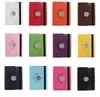 360 Degree Rotating Lichee PU Leather Case Stand Cover for iPad 10.2 10.5 Mini 12345 Air Air2 pro 9.7 Samsung Tab T510 T580 T590 T550