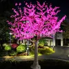 LED artificiale fatto a mano Albero di ciliegio in fiore Luce notturna Nuovo anno Decorazione di nozze di Natale Luci H3m / 3456pcs LED Luce dell'albero a LED