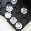 15 PCS 26mm Empty "No Magnetic " Eyeshadow Palette With Aluminum Pans Makeup Tools Cosmetics DIY Box paleta de sombras