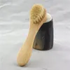 Face Cleansing Brush Wood Handle Soft Natural Bristle Facial Exfoliation Clean Dry Scrubbing Brushes High Quality 3cg G2