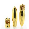 100 stks 12.1mm Gold Crown DIY Lipstick Tube Bullet Handgemaakte Lippenbalsem Buizen Make-up Tools Lege Cosmetische Container