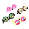 Party Favorit Roliga Pranks Glasögon Crazy Eyes Toy For Christmas Birthday Gifts Plast Novelty Kids Personlighet Tricky Prank Eyes Joke Gags Leksaker