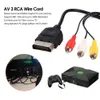Ersättning 6ft 1,8 m Ljudvideokomponent Composite Cable AV 3 RCA -sladdtråd för Xbox Original Classic