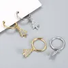 Hoop Huggie 925 sterling designer Christmas Tree Earrings S925 Pure Silver with Diamond luxury jewelry for women